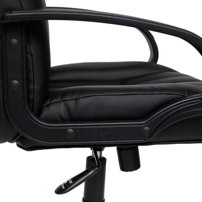 Кресло СН833 кож/зам, черный, 36-6 черный кож/зам