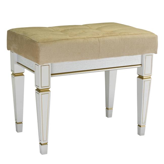 Банкетка Васко В 97Н белый ясень/золото Банкетка Васко В 97Н белый ясень/золото