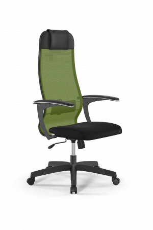 Кресло Sit 10 B1-111U - X2+UMF(X1) /Ub00/Wh00/U0mL-b(M09.B02.G15.W01), зеленый-черный