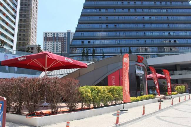 Зонт профессиональный 4х4 м Avocado бежевый 4000х4000 мм