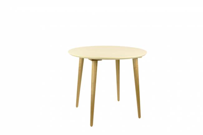 Стол Монте К 100, Натуральное дерево/Слоновая кость