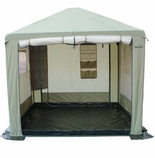Шатер Митек ПИКНИК-ЛЮКС 3х3 м со стенками (2 места)