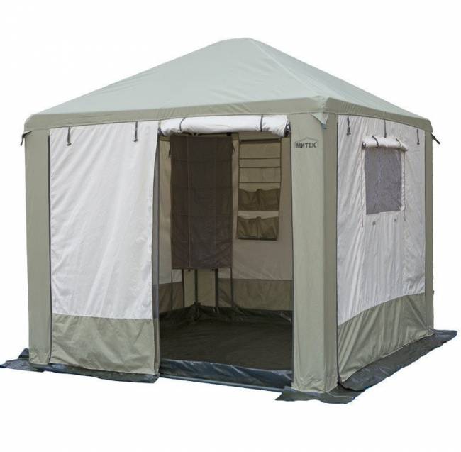 Шатер Митек ПИКНИК-ЛЮКС 3х3 м со стенками (2 места)