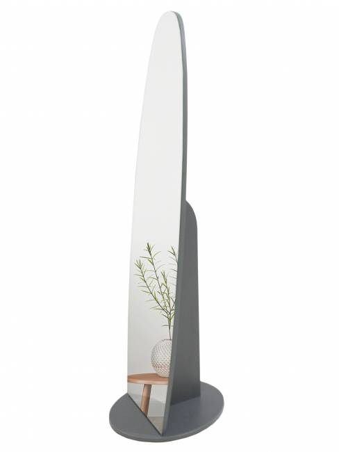 Зеркало напольное Стелла 1 графит темный  157,8 см х 40,4 см