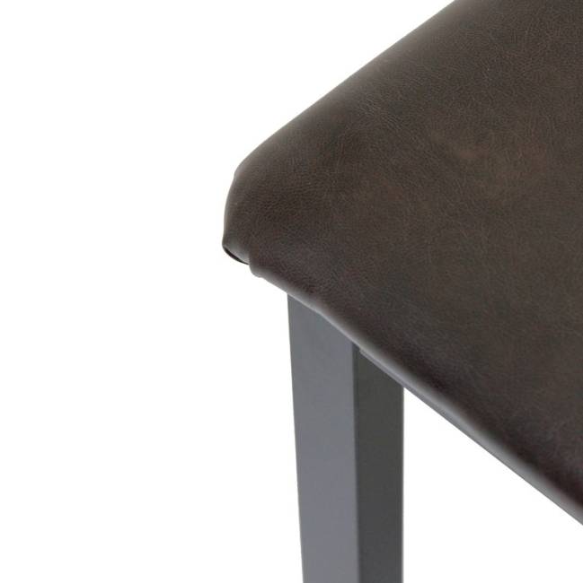 Банкетка Фабио венге/экокожа коричневый