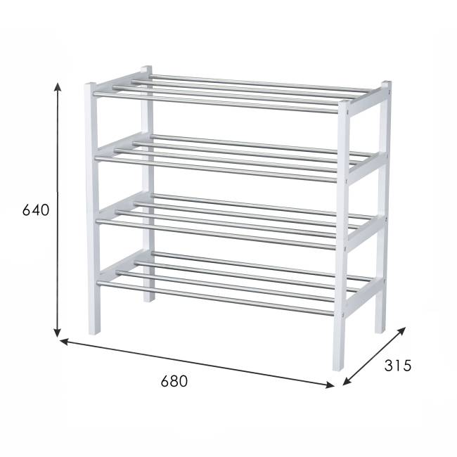 Комплект обувниц Атлас белый (2 шт)