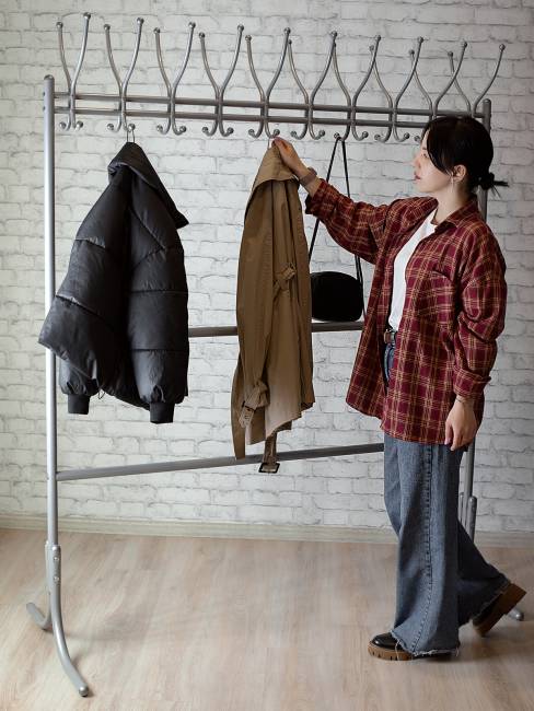 Вешалка напольная М 12 металлик