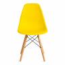 Стул CINDY (EAMES) (mod. 001) дерево бук/металл/сиденье пластик, 51x46x82см, желтый/yellow (Комплект из 4 шт.)