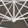 Зонт профессиональный 3х4 м Rimini Braccio белый, серо-коричневый 3000х4000 мм Зонт профессиональный 3х4 м Rimini Braccio белый, серо-коричневый 3000х4000 мм