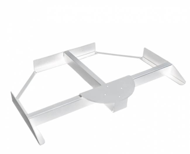 Зонт профессиональный 3х4 м Rimini Braccio белый, серо-коричневый 3000х4000 мм Зонт профессиональный 3х4 м Rimini Braccio белый, серо-коричневый 3000х4000 мм