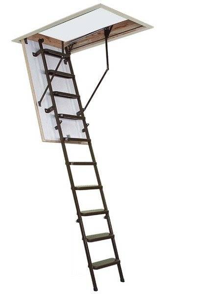 Чердачная складная лестница Metal T3 120х70