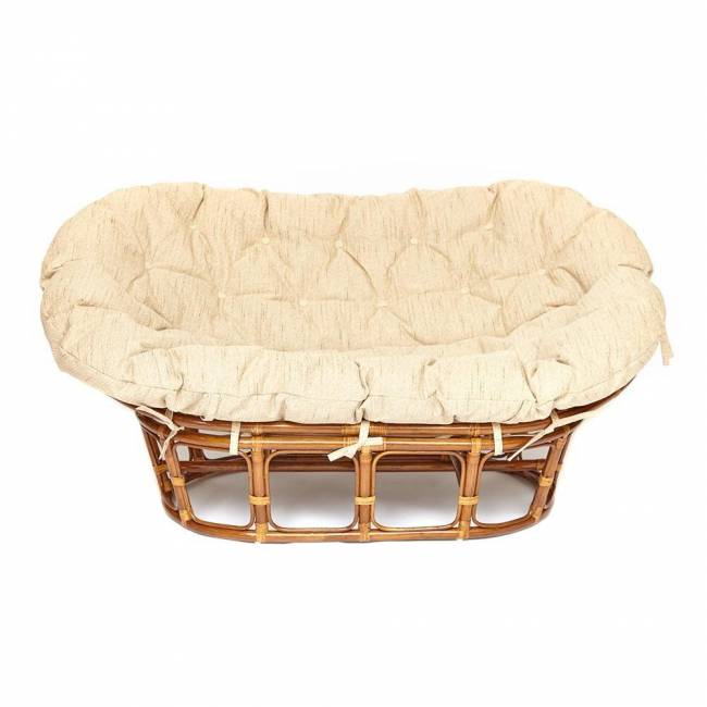 Диван MAMASAN/МАМАСАН 23/02 W /с подушкой/ подушка 182х119 см, 169х102х80 см, Pecan (орех), ткань, Старт