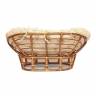 Диван MAMASAN/МАМАСАН 23/02 W /с подушкой/ подушка 182х119 см, 169х102х80 см, Pecan (орех), ткань, Старт