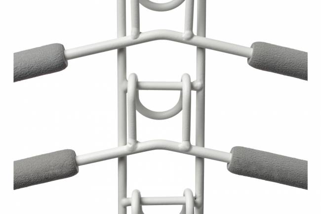 Вешалка-трансформер для одежды Гинго 5 в 1 серая