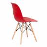 Стул CINDY (EAMES) (mod. 001) / 1 шт. в упаковке дерево бук/металл/сиденье пластик, 51x46x82.5см, красный/red