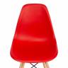 Стул CINDY (EAMES) (mod. 001) / 1 шт. в упаковке дерево бук/металл/сиденье пластик, 51x46x82.5см, красный/red
