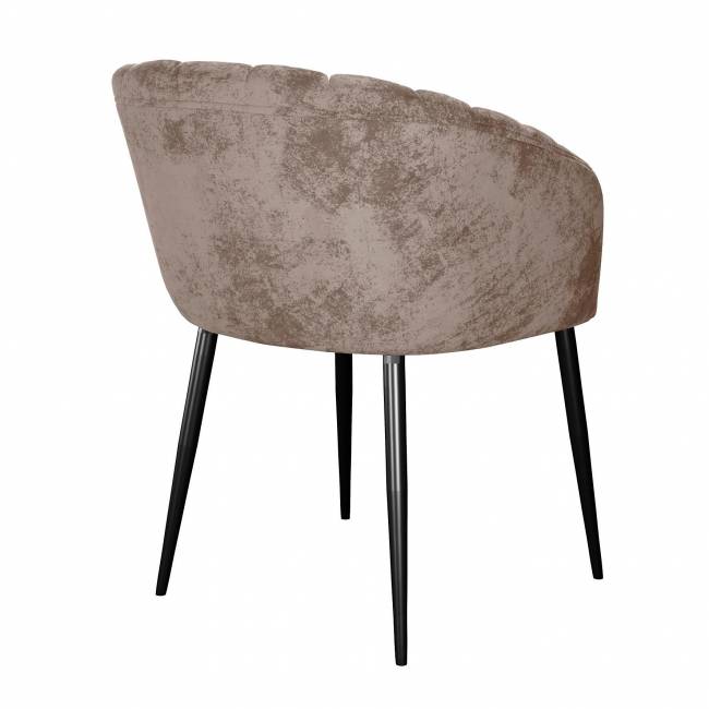 Стул DikLine 442 поворотный, M05 шоколад, ножки черные Стул DikLine 442 поворотный, M05 шоколад, ножки черные