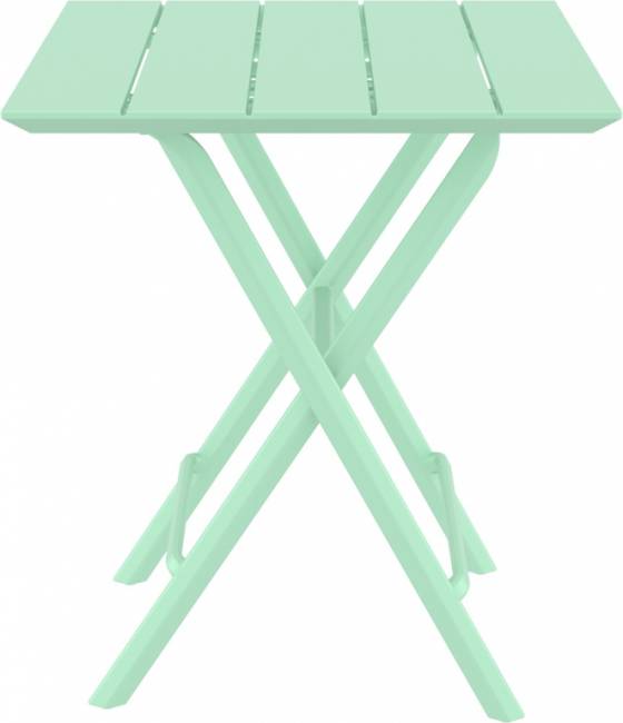 Стол пластиковый складной Helen Folding Table 60 опаловый зеленый 600х600х740 мм Стол пластиковый складной Helen Folding Table 60 опаловый зеленый 600х600х740 мм
