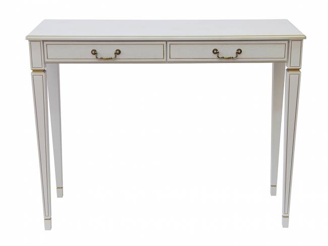 Консоль Васко В 91Н белый ясень/золото