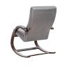 Кресло-качалка Leset Милано Орех текстура Malmo 90 (серый)