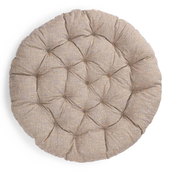 23/01 Матрац для кресла "Папасан" рогожка, меланж, 125х125х15см меланж рогожка