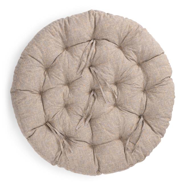 23/01 Матрац для кресла "Папасан" рогожка, меланж, 125х125х15см меланж рогожка