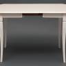 Стол раскладной Modena (MD-T4EX) дерево гевея/мдф, 100+29х75х75 см, ivory white (слоновая кость 2-5)