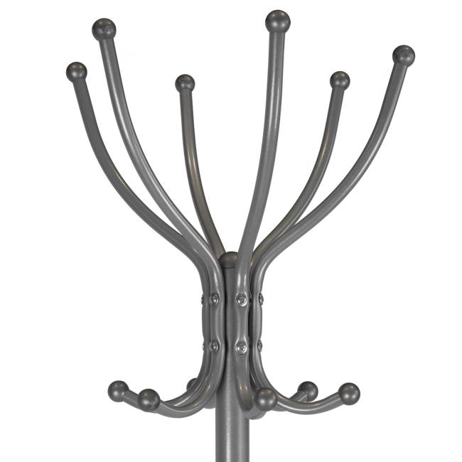 Вешалка напольная М 6 металлик